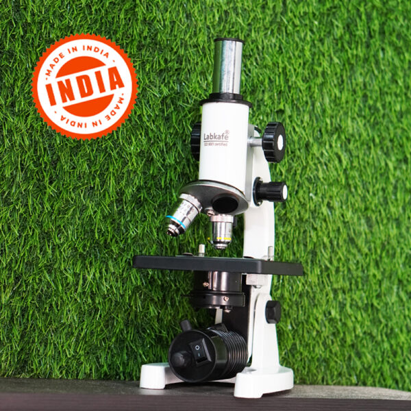 LK COMPOUND MICROSCOPE With 10 Prepared Microscope Slides