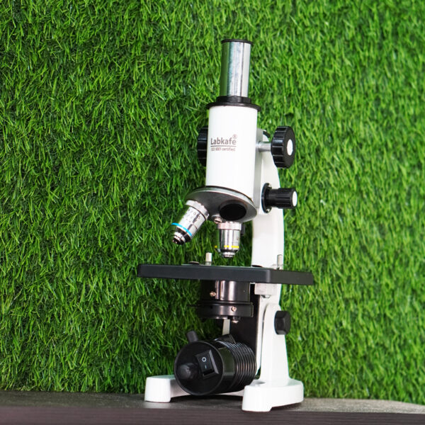 LK COMPOUND MICROSCOPE With 10 Prepared Microscope Slides