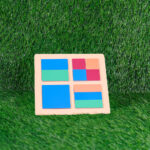Fraction Model Set – Square & Triangle (Wooden, Set of 2) - Image 3